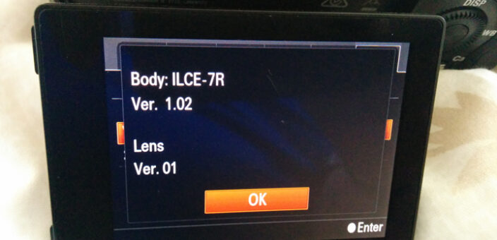FIRMWARE UPDATE 1.20 FOR SONY A7 A7R A7S A7II & A6000